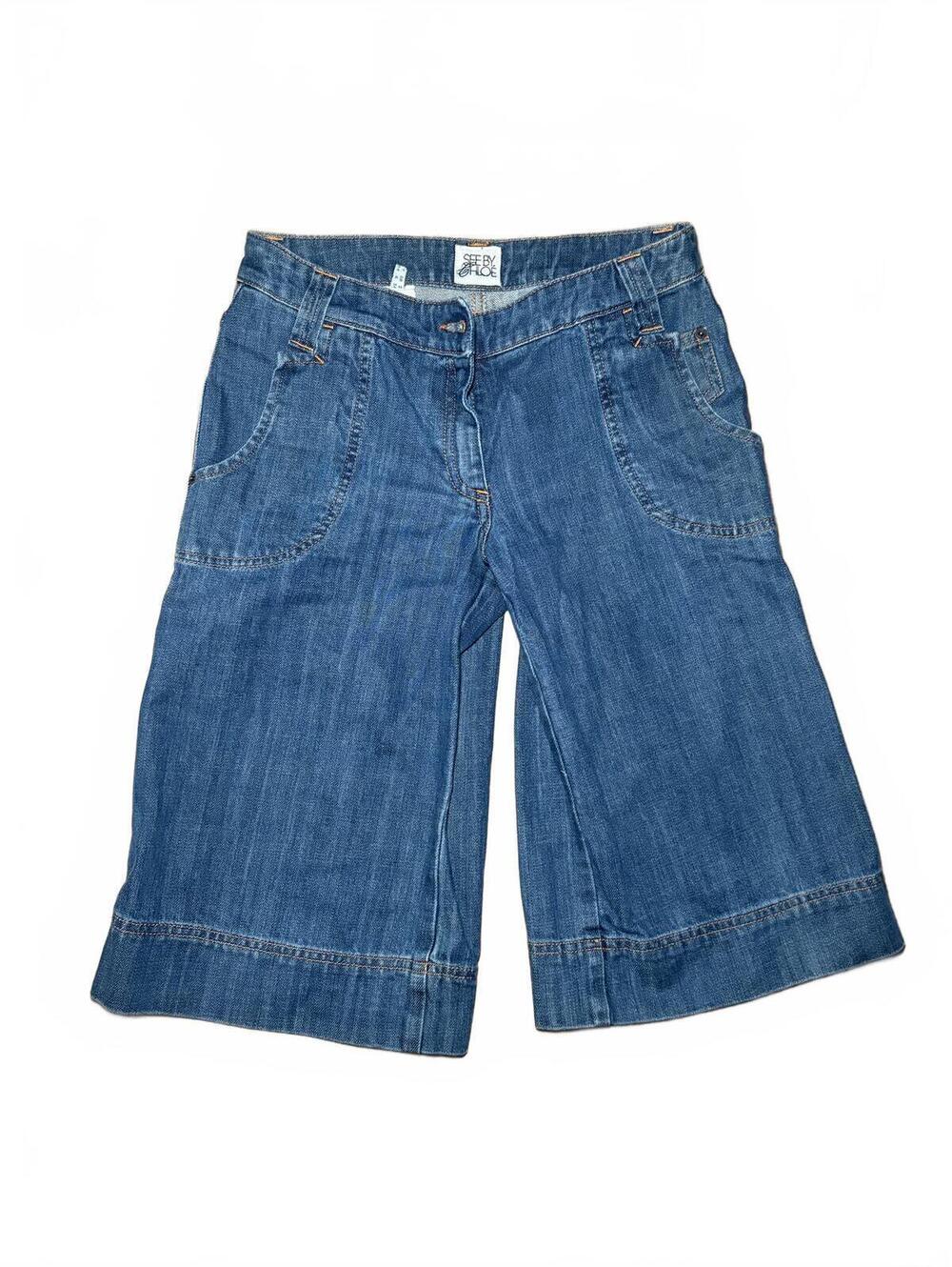 Vintage See by Chloe Denim Culottes - Picture 3 of 6